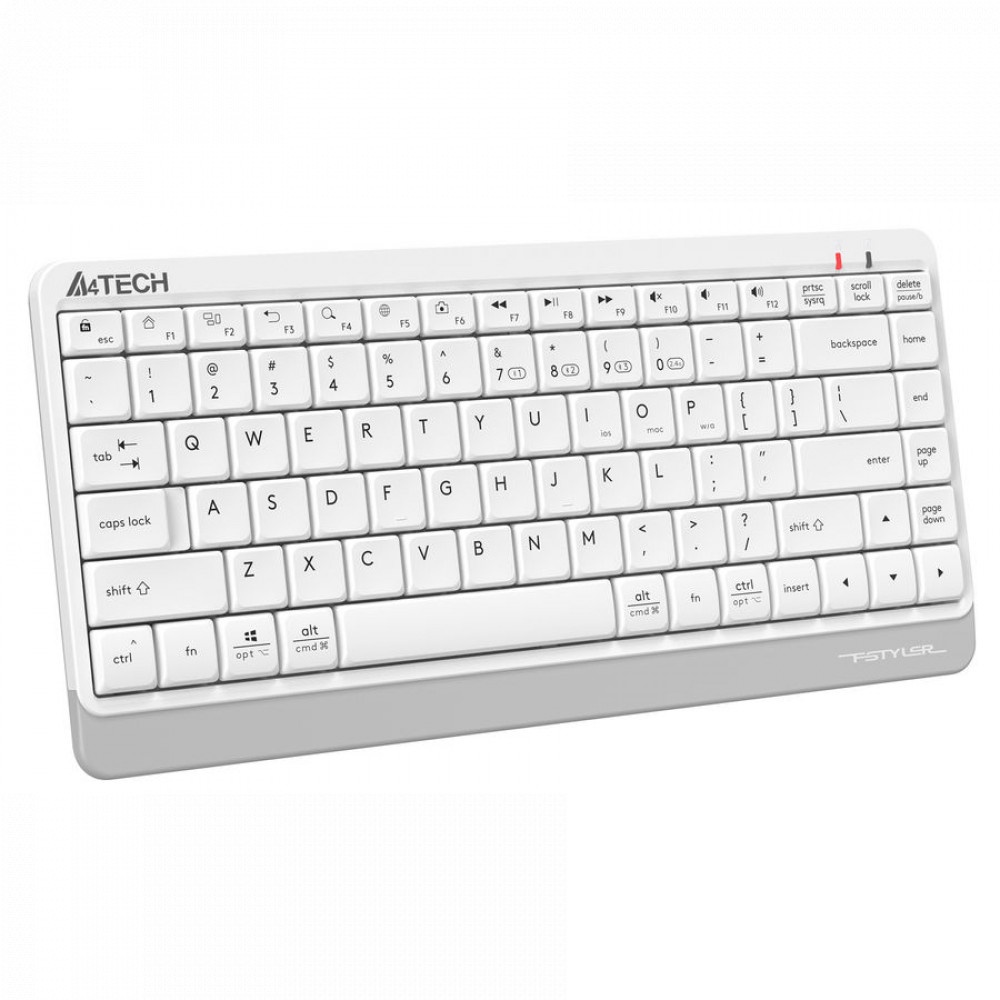 Клавиатура A4Tech FBK11 FBK11 WHITE Беспроводная, Bluetooth - миниатюра 3