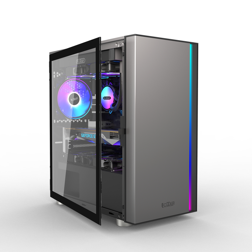 Корпус PCcooler LM300 ARGB LM300 ARGB BK Mini-Tower - миниатюра 3