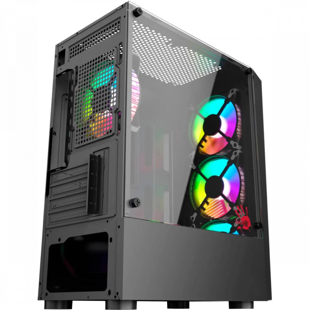 Корпус Bloody BD-CC102F Black BD-CC102F-BK Mid-Tower - миниатюра 3