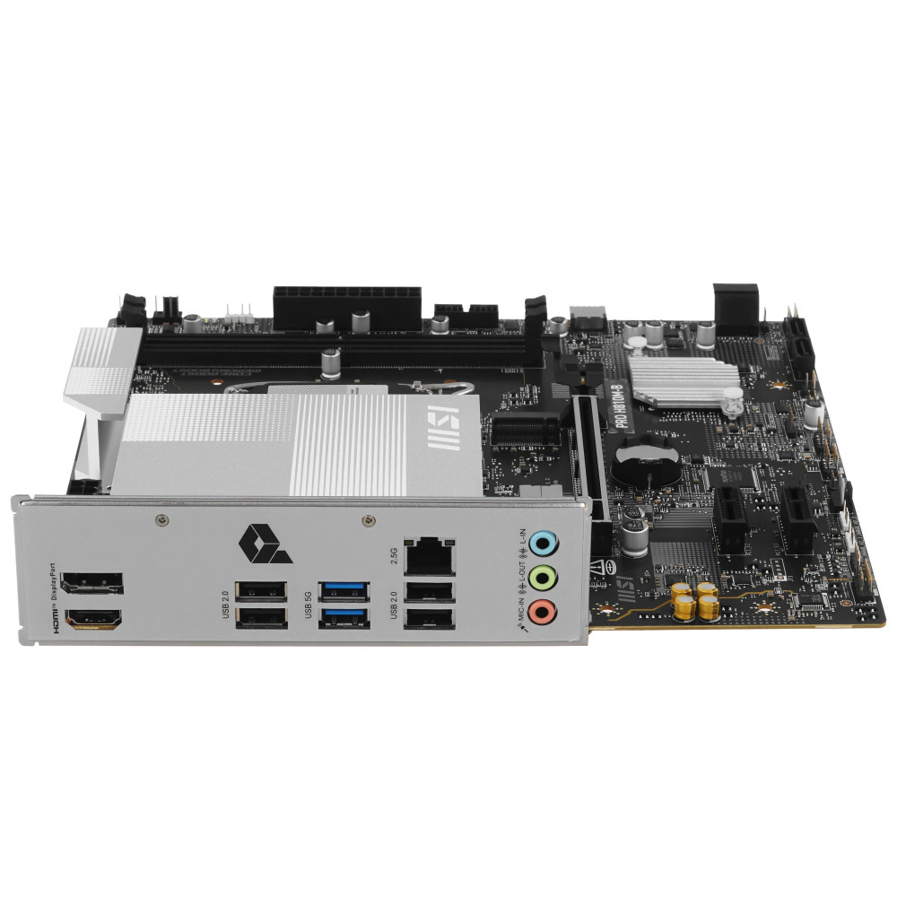 Материнская плата MSI PRO H810M-B Micro-ATX, LGA 1851 - миниатюра 3