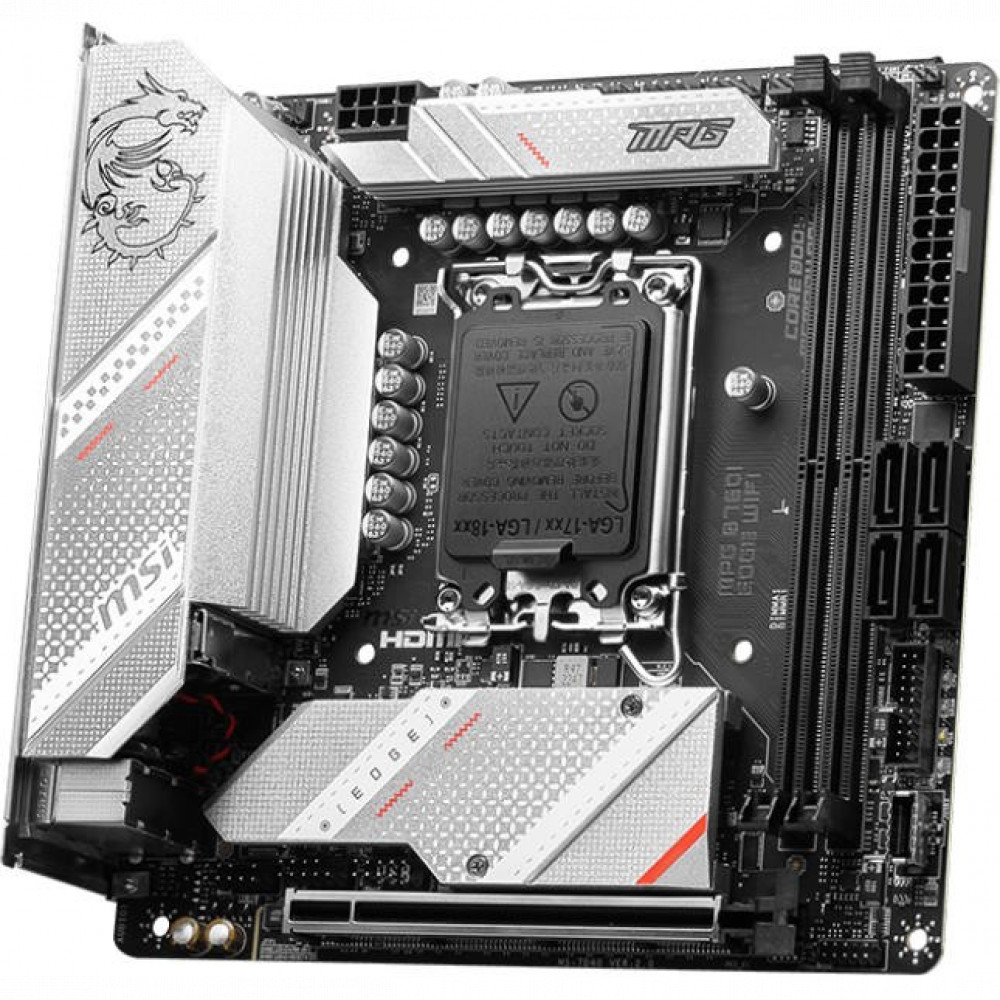 Материнская плата MSI MPG B760I EDGE WIFI Mini-ATX, LGA 1700 - миниатюра 3