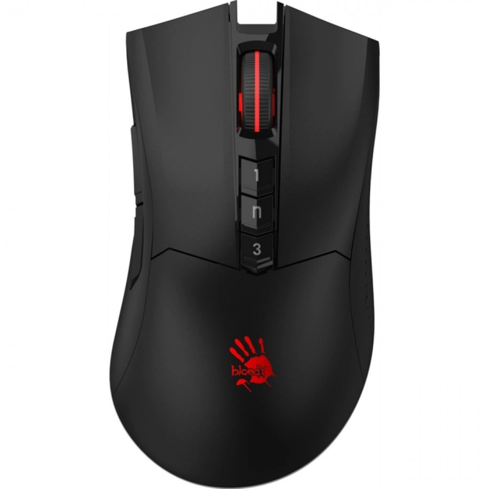 Мышь Bloody R90 Plus Stone Black R90PLUS/ STONE BLACK ACTIVATED Игровые, Беспроводная — фото товара