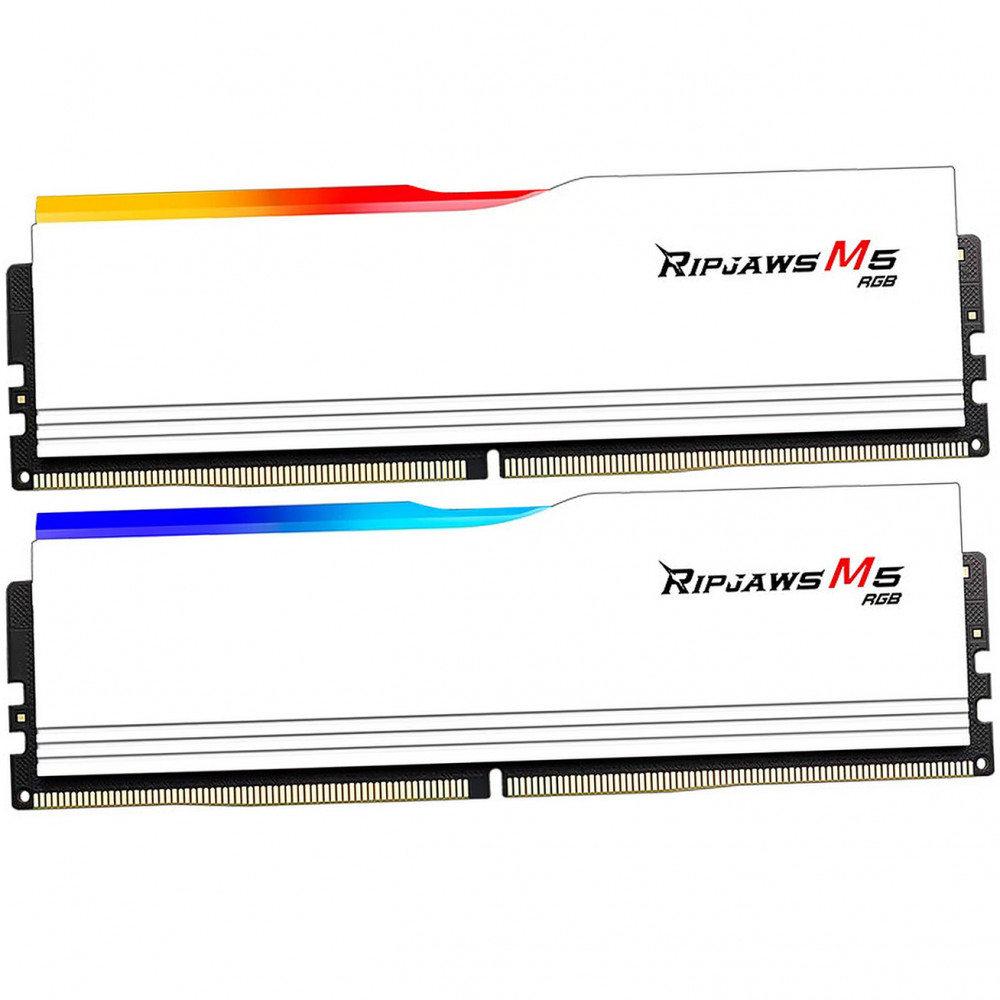 ОЗУ G.Skill RipJaws M5 RGB F5-6000J3238G32GX2-RM5RW DIMM, DDR5, 64 Гб (2 х 32 Гб), 6000 МГц — фото товара