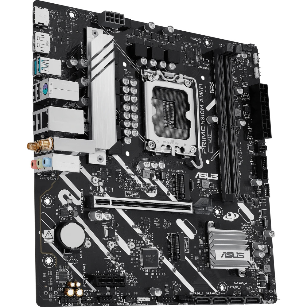 Материнская плата Asus PRIME H810M-A WIFI Micro-ATX, LGA 1851 - миниатюра 2