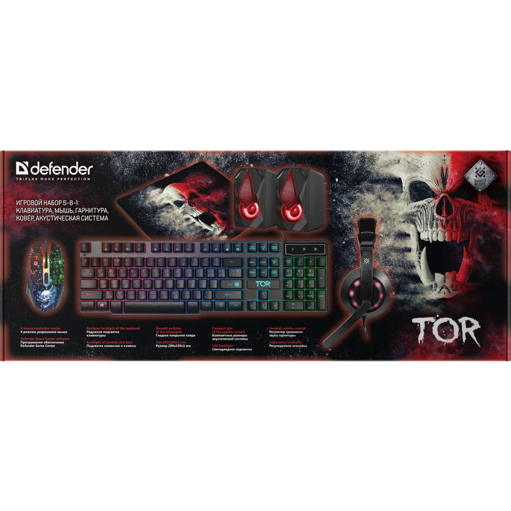 Клавиатура + мышь Defender Tor MHP-127 52127 - миниатюра 7