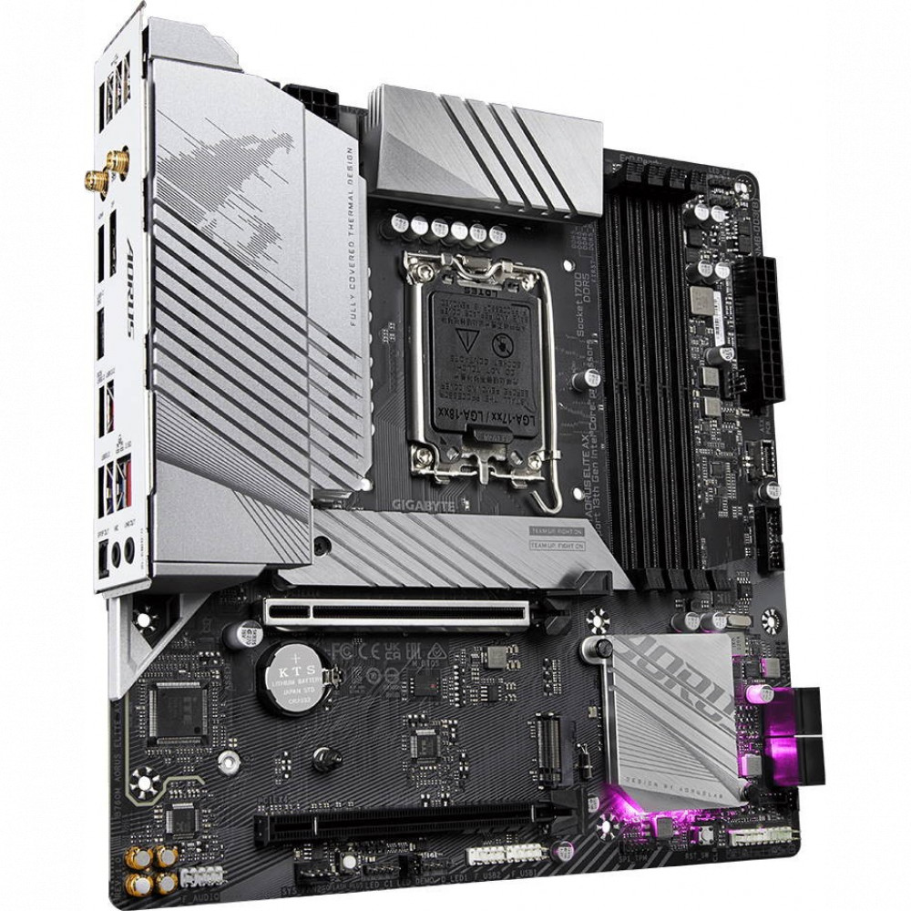 Материнская плата Gigabyte B760M AORUS ELITE AX Micro-ATX, LGA 1700 — фото товара
