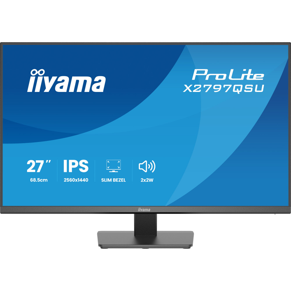 Монитор IIYAMA ProLite X2797QSU-B1 27 ", IPS, Quad HD 2560x1440 (16:9), 75 Гц — фото товара