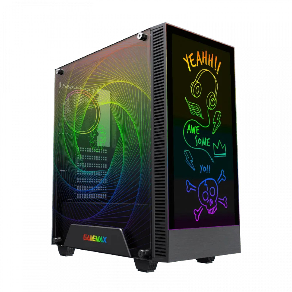 Корпус GameMax Kreator (MFG.A3612) Black KREATOR (MFG.A3612) BLACK Mid-Tower — фото товара