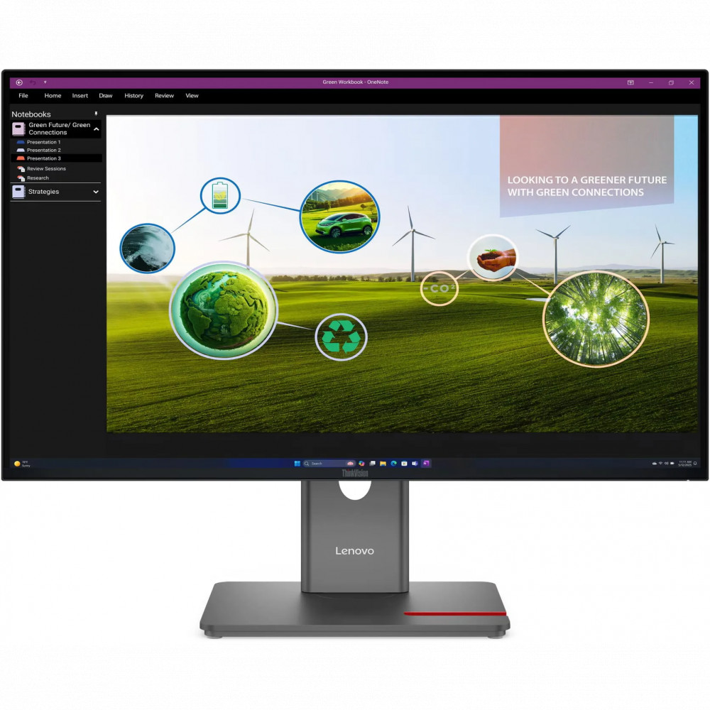 Монитор Lenovo ThinkVision P27Q-40 64A7GAT6EU 27 ", IPS, Quad HD 2560x1440 (16:9), 120 Гц — фото товара