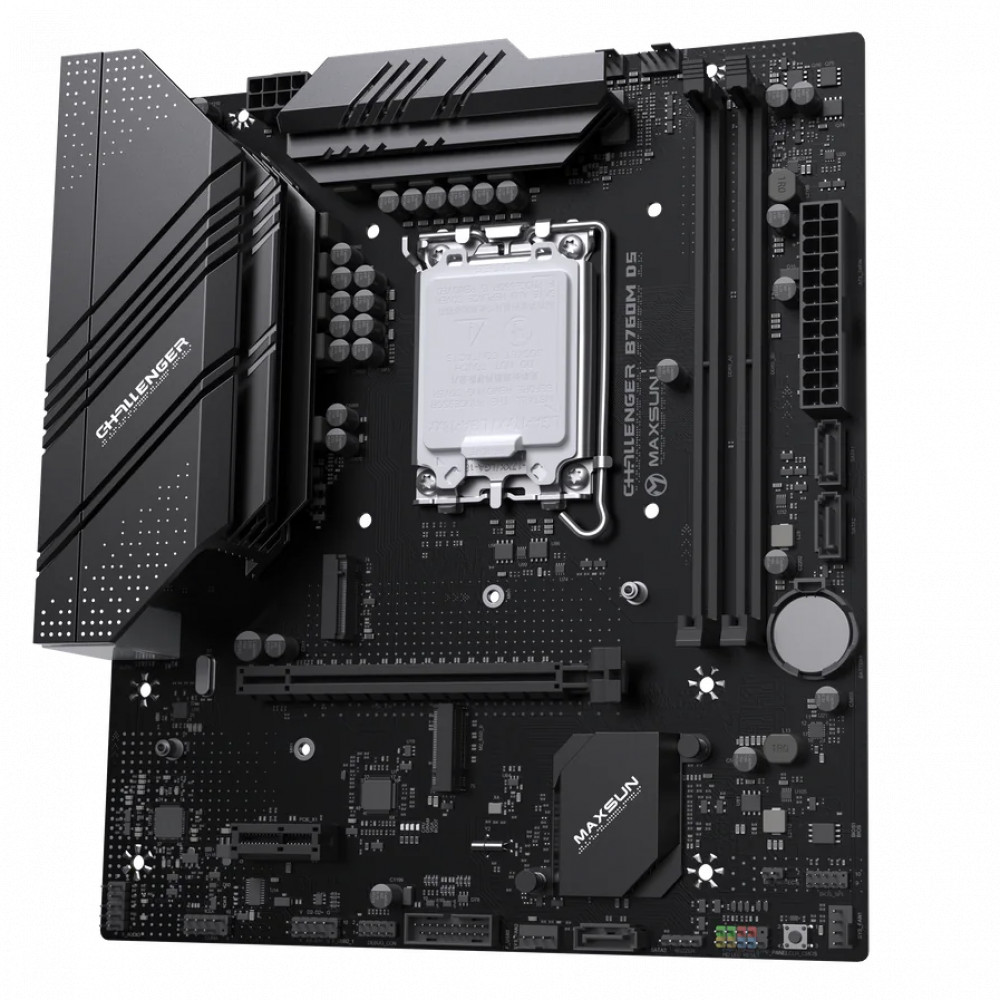 Материнская плата Maxsun Challenger B760M D5 MS-Challenger B760M D5 Micro-ATX, LGA 1700 - миниатюра 2