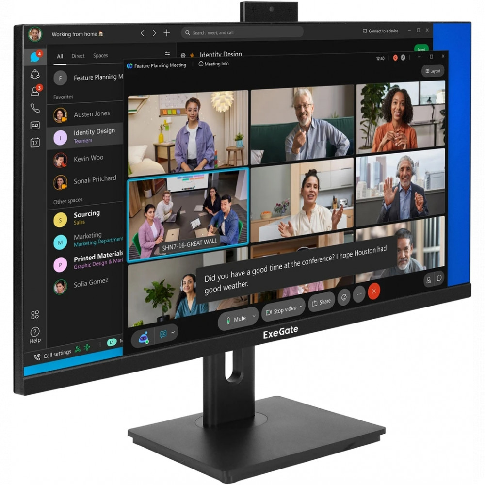 Монитор ExeGate SuperView EA2707CA EX298883RUS 27 ", IPS, Quad HD 2560x1440 (16:9), 75 Гц - миниатюра 2