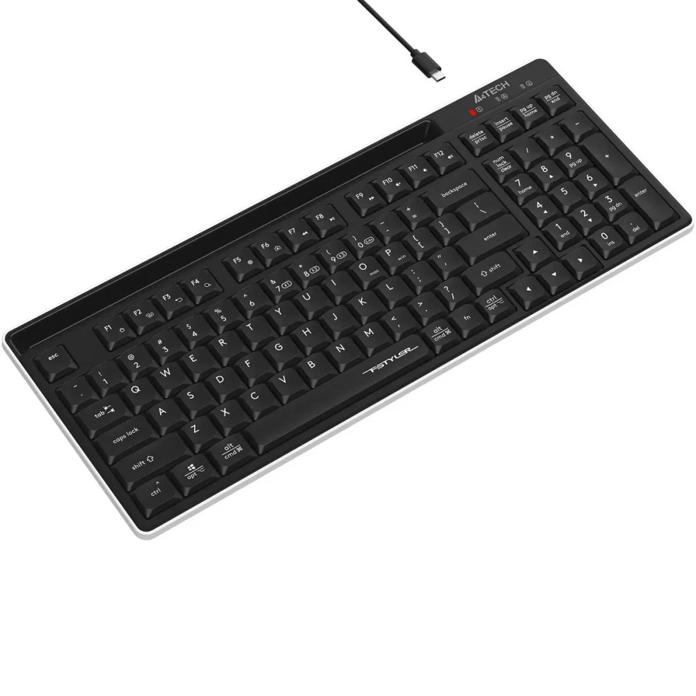 Клавиатура A4Tech Fstyler FBX70C BLACK Беспроводная, Bluetooth - миниатюра 5