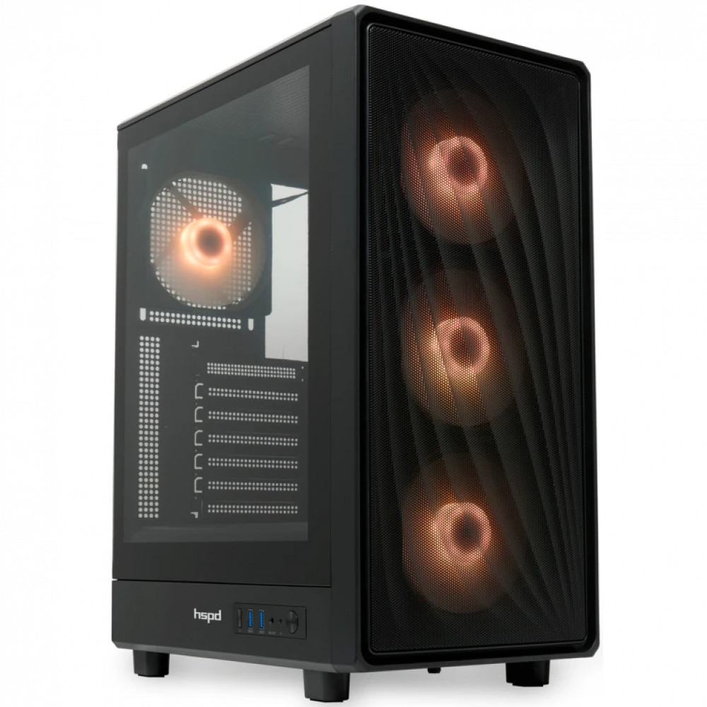 Корпус HSPD M510-TGBK-ARGB Mid-Tower — фото товара