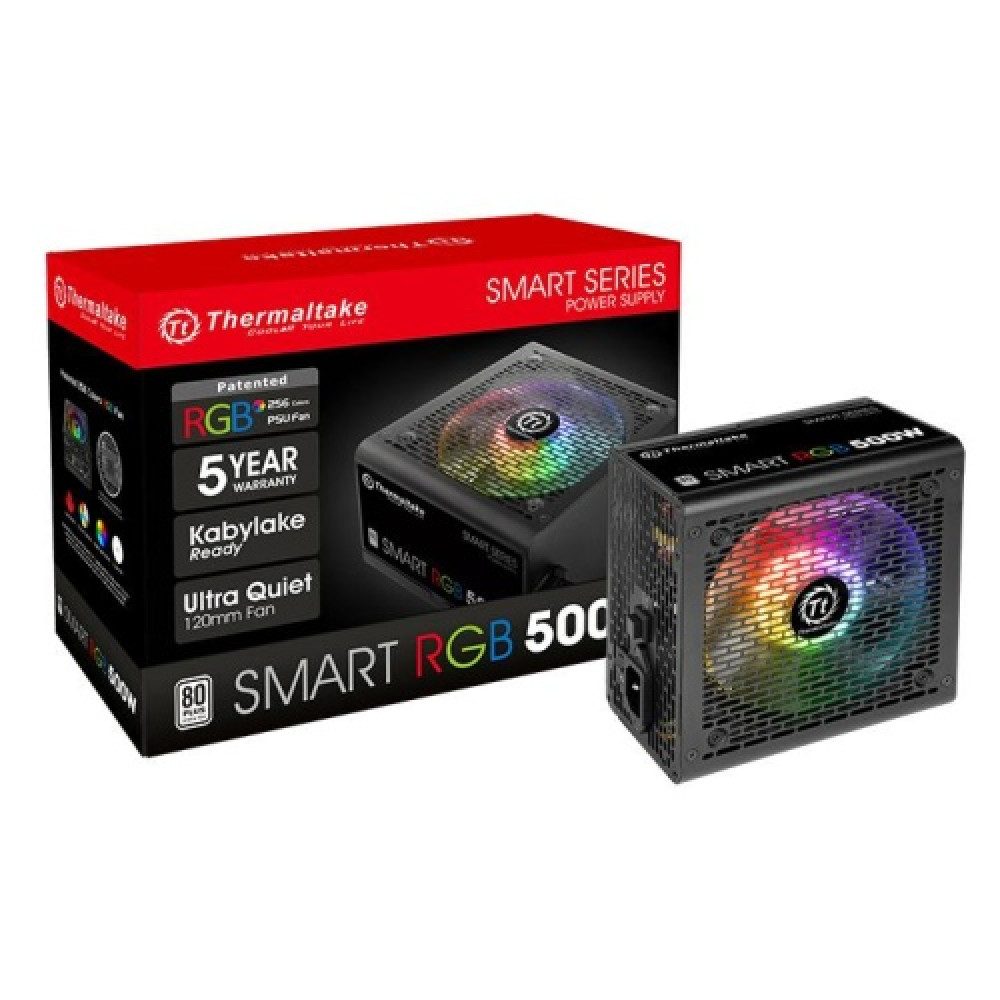 Блок питания Thermaltake Smart RGB 500W (230V) PS-SPR-0500NHSAWE-1 500 Вт - миниатюра 4