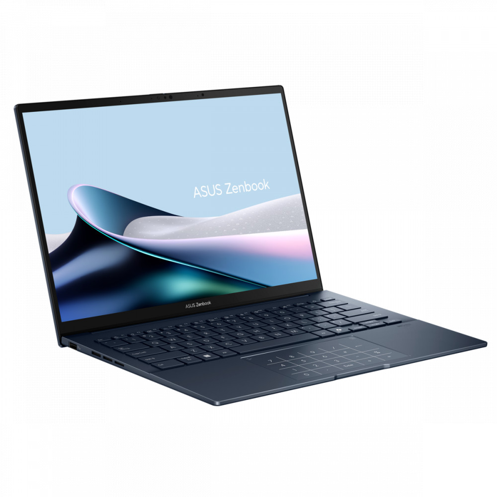Ноутбук Asus UX3405CA Zenbook 14 Ponder Blue 90NB14W1-M01PP0 14 ", WQXGA+ 2880x1800 (16:10), Intel, Core Ultra 7, 16 Гб, 1 ТБ, Intel Graphics — фото товара
