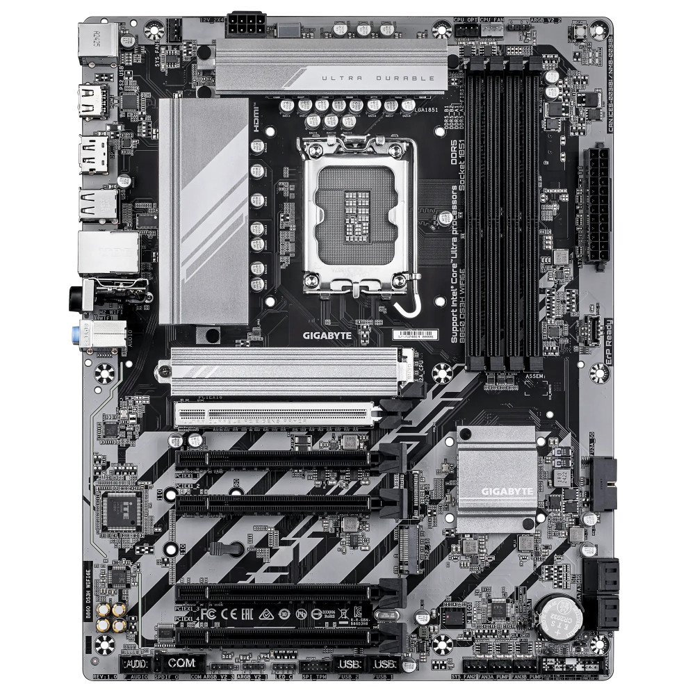 Материнская плата Gigabyte B860 DS3H WIFI6E ATX, LGA 1851 — фото товара