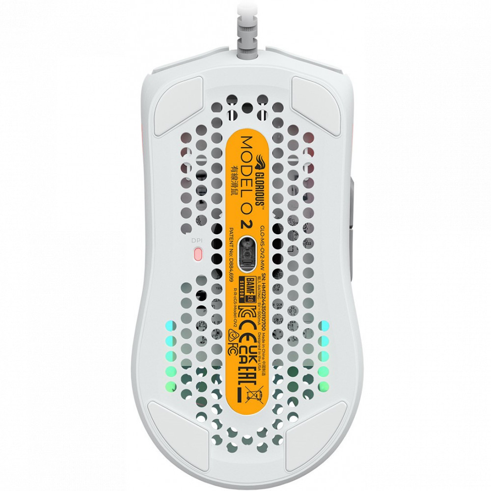 Мышь GLORIOUS Model O 2 White GLO-MS-OV2-MW Игровые, Проводная - миниатюра 6