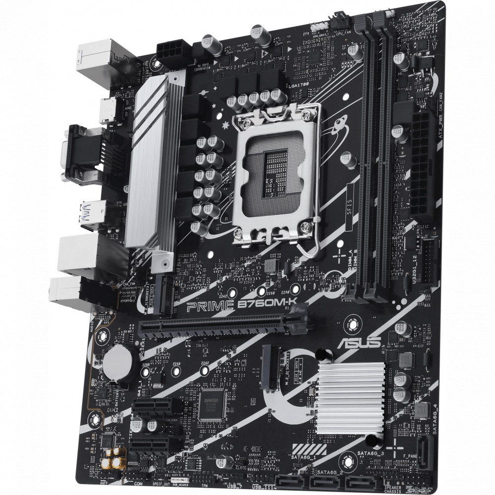 Материнская плата Asus PRIME B760M-K 90MB1FI0-M0EAY0 Micro-ATX, LGA 1700 - миниатюра 3