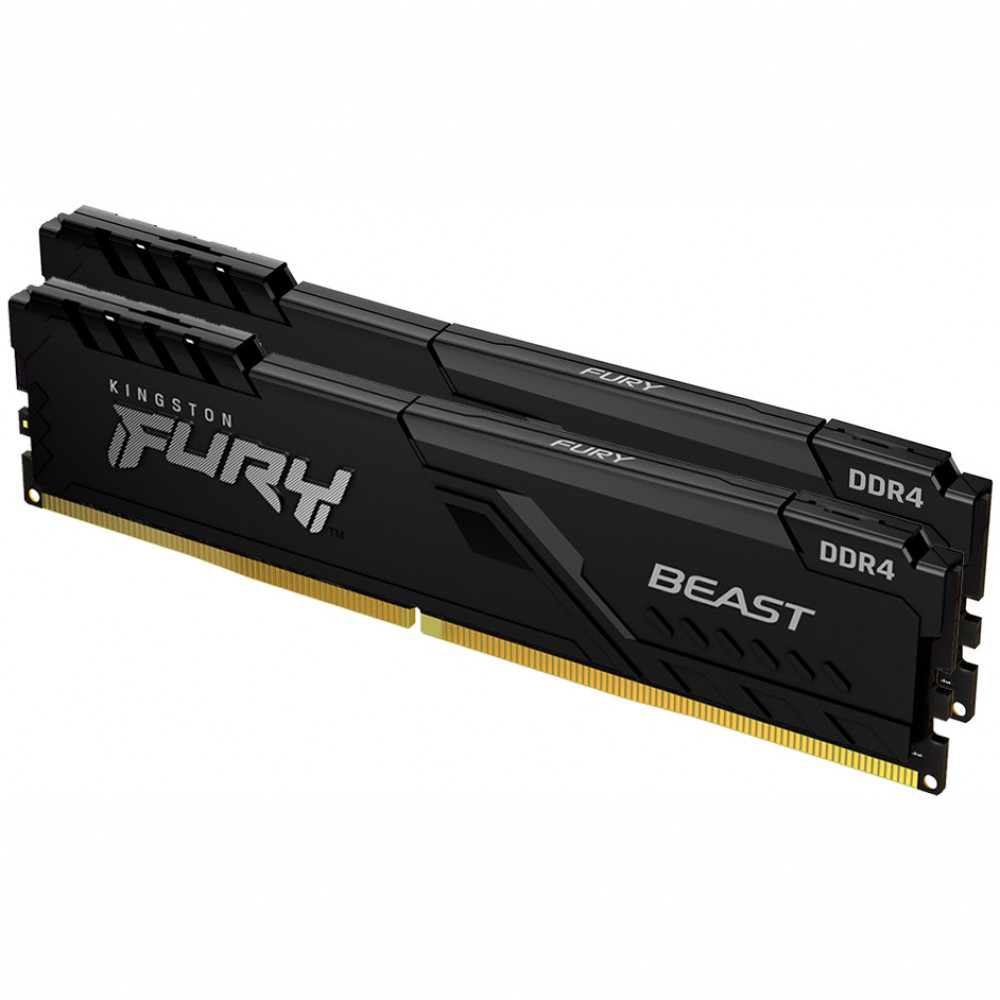 ОЗУ Kingston FURY Beast 16 ГБ KF432C16BB1K2/32 DIMM, DDR4, 32 Гб (2 х 16 Гб), 3200 МГц — фото товара