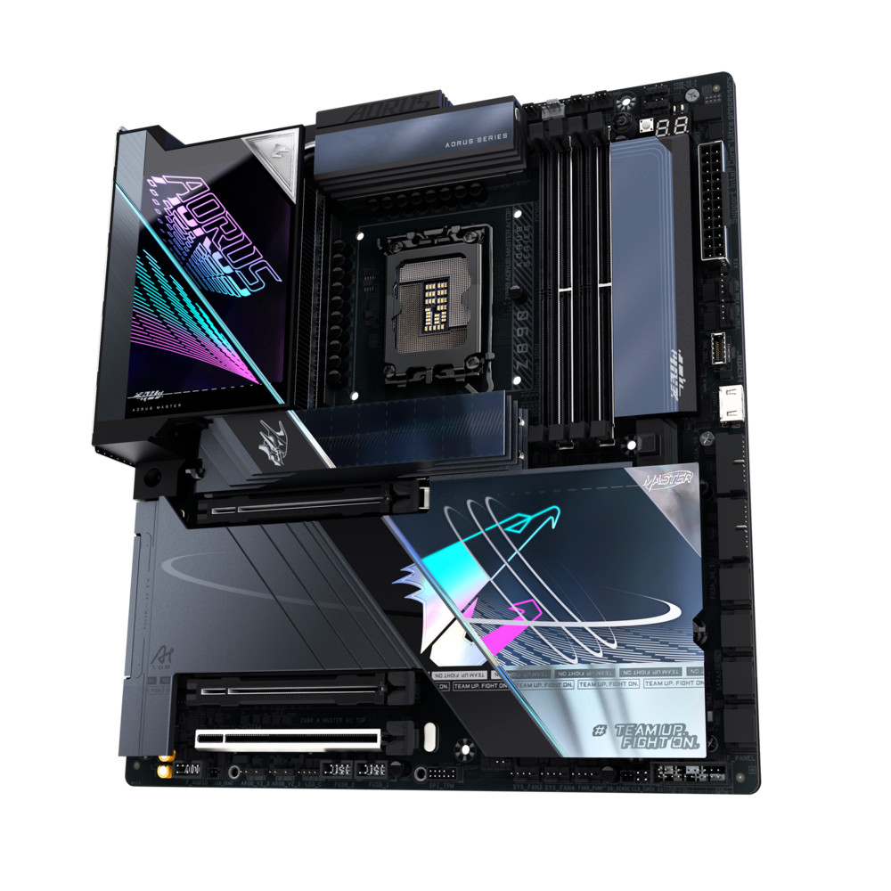 Материнская плата Gigabyte Z890 AORUS MASTER AI TOP Z890 AORUS MASTER AI TOP (REV1.0) E-ATX, LGA 1851 - миниатюра 4