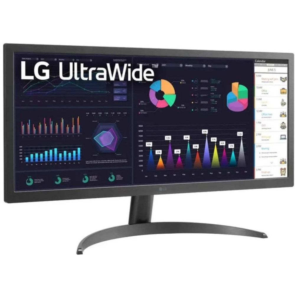 Монитор LG 26WQ500-B 25.7 ", IPS, Ultra-Wide Full HD 2560x1080 (21:9), 75 Гц - миниатюра 2