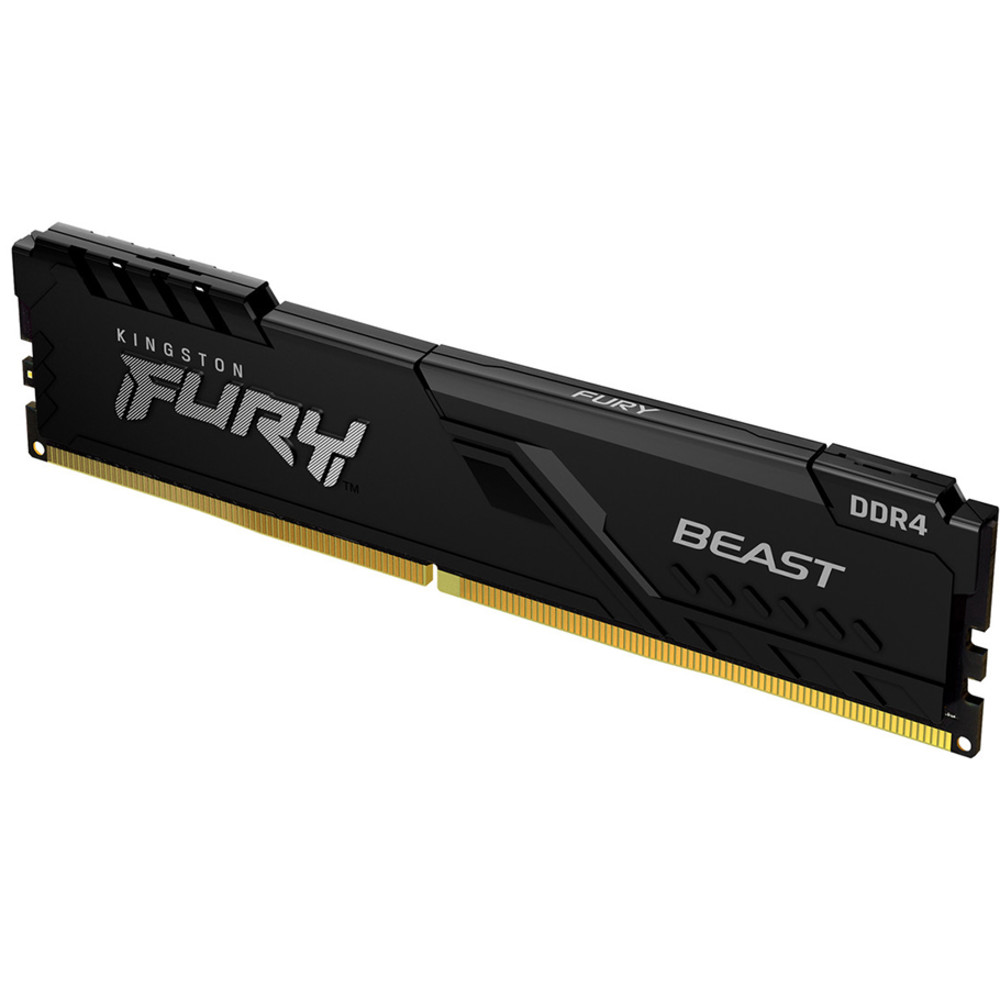 ОЗУ Kingston Fury Beast Black RTL Gaming KF432C16BB/8 DIMM, DDR4, 8 Гб, 3200 МГц - миниатюра 3