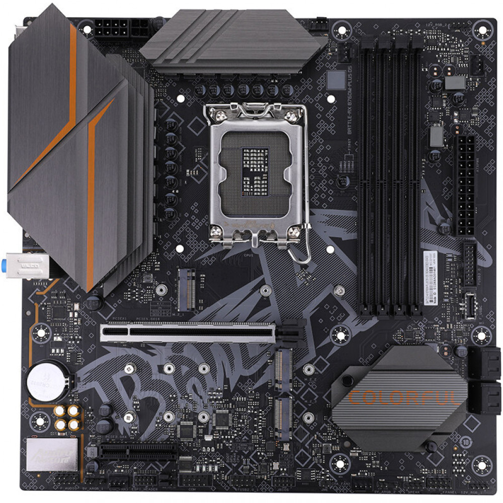 Материнская плата Colorful BATTLE-AX B760M-PLUS D5 V20 Micro-ATX, LGA 1700 — фото товара
