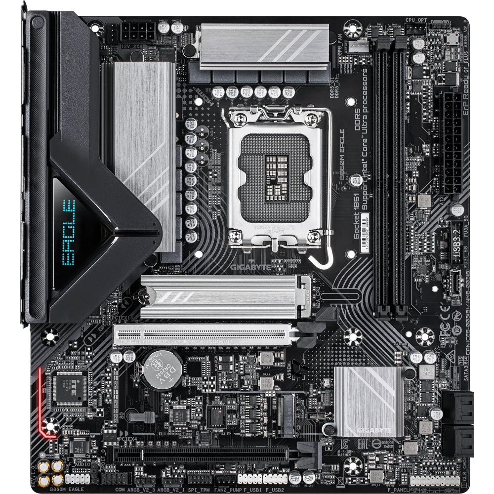 Материнская плата Gigabyte B860M EAGLE Micro-ATX, LGA 1851 - миниатюра 2