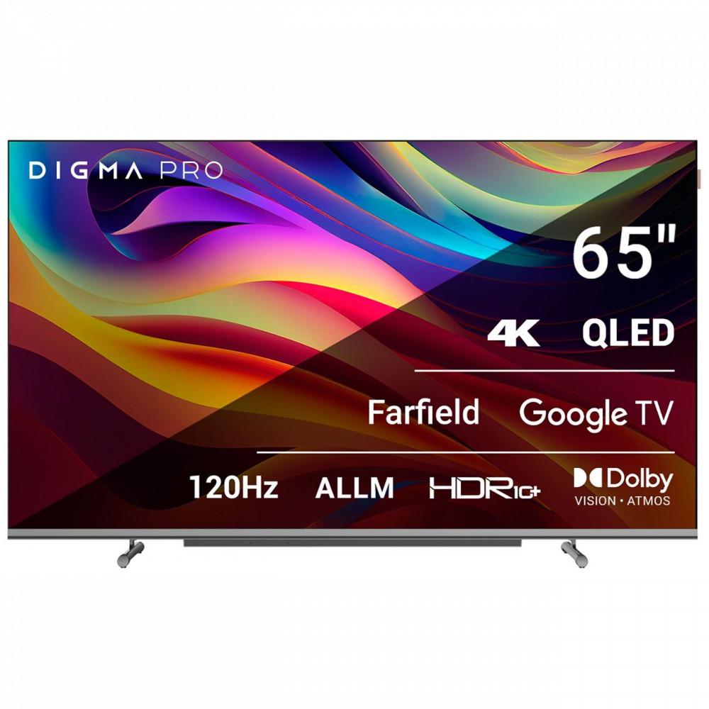 Телевизор Digma Pro 65L 65 ", Smart TV, Черный — фото товара