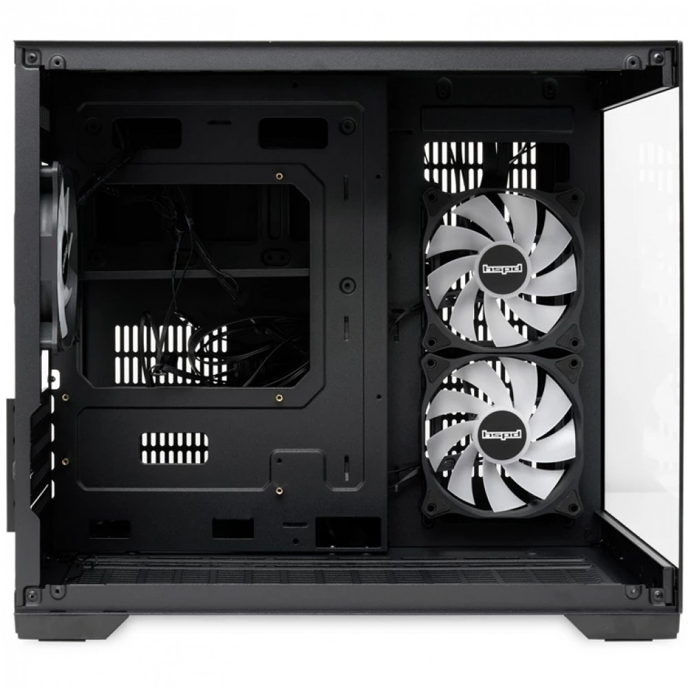 Корпус HSPD F330-TGBK-ARGB Mid-Tower - миниатюра 4