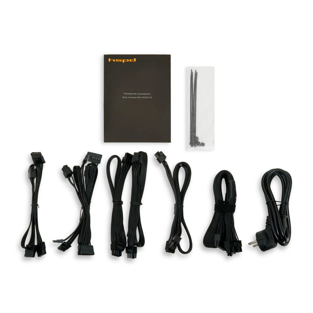 Блок питания HSPD HSK-1000GF-BK 1000 Вт - миниатюра 5
