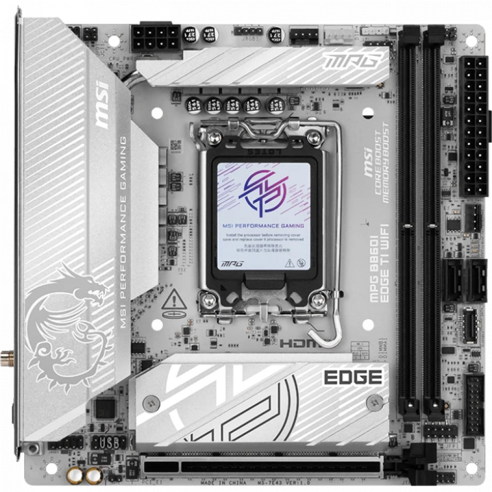 Материнская плата MSI MPG B860I EDGE TI WIFI Mini-ITX, LGA 1851 - миниатюра 2
