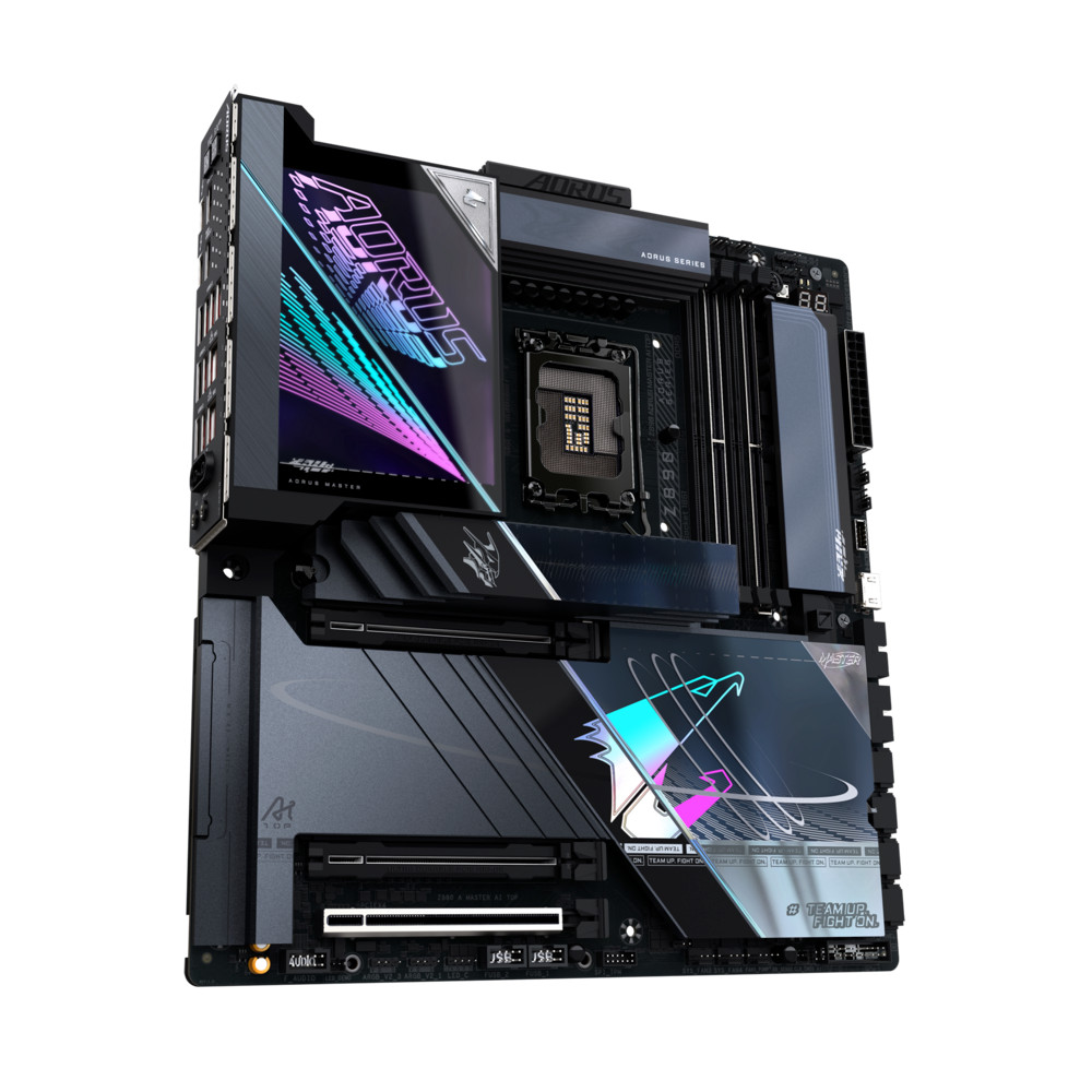 Материнская плата Gigabyte Z890 AORUS MASTER AI TOP Z890 AORUS MASTER AI TOP (REV1.0) E-ATX, LGA 1851 - миниатюра 3