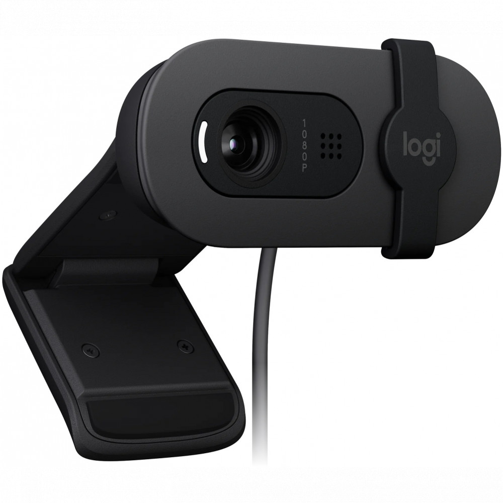 Веб камеры Logitech Brio 100 Graphite 960-001585 - миниатюра 3