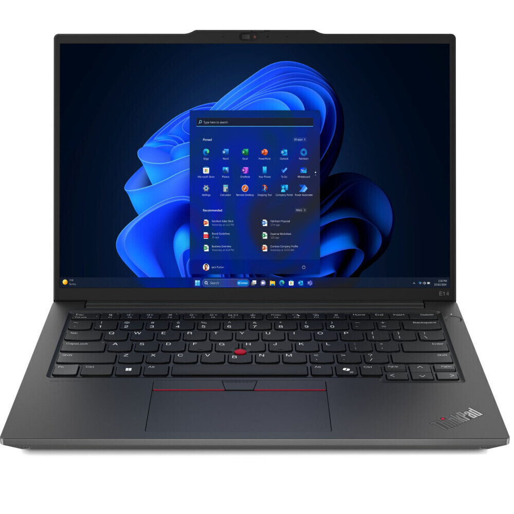 Ноутбук Lenovo ThinkPad E14 Gen 6 (Intel) 21M7A002CD 14 ", WUXGA 1920x1200 (16:10), Intel, Core Ultra 5, 16 Гб, 512 ГБ, Intel Graphics, Windows 11 Home - миниатюра 2