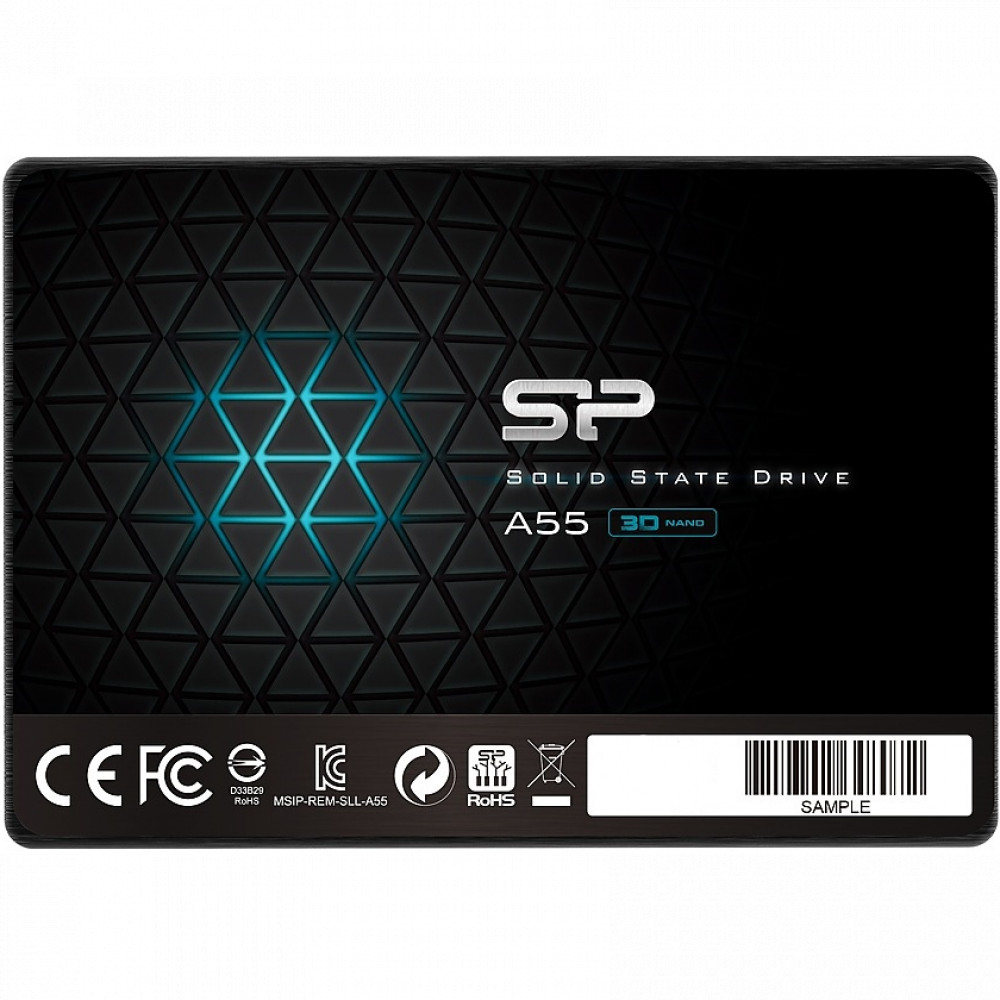 Жесткий диск Silicon Power Ace A55 SP512GBSS3A55S25 SSD (твердотельные), 512 ГБ, 2.5 дюйма, SATA — фото товара