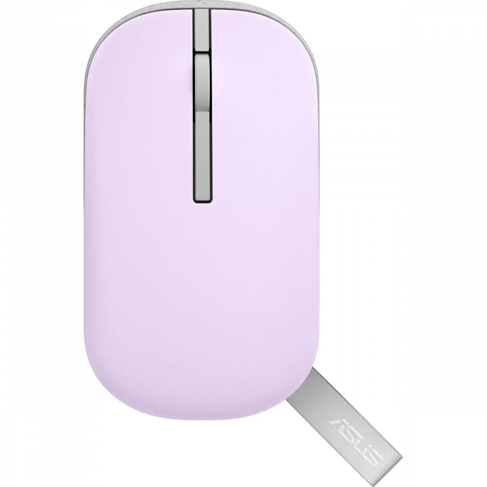 Мышь Asus Marshmallow Mouse MD100 Purple 90XB07A0-BMU010 Бюджетные, Беспроводная — фото товара
