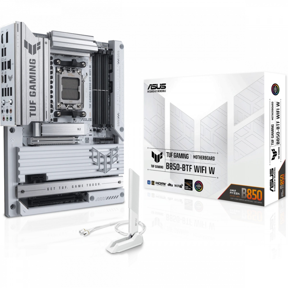 Материнская плата Asus TUF GAMING B850-BTF WIFI White ATX, AMD AM5 - миниатюра 9