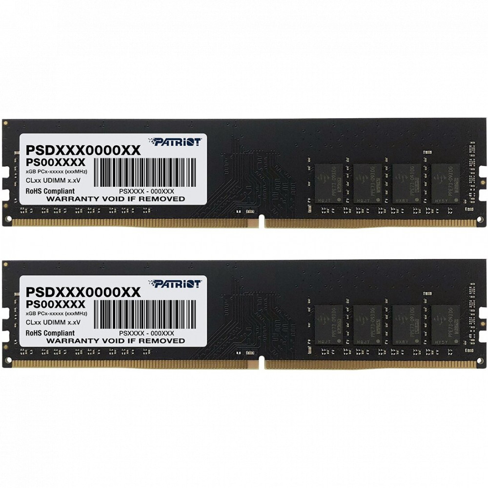 ОЗУ Patriot Signature PSD432G3200K DIMM, DDR4, 32 Гб (2 х 16 Гб), 3200 МГц — фото товара
