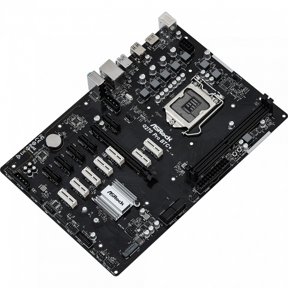 Материнская плата ASRock Q270 PRO BTC+ ATX, LGA 1151 - миниатюра 3