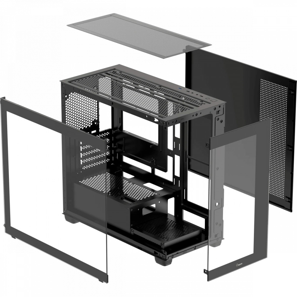 Корпус Ocypus Gamma C52 BK Gamma-C52-BKD000XX-GL Mini-Tower - миниатюра 5