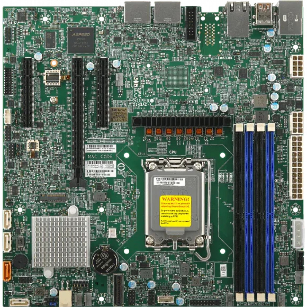 Материнская плата Supermicro MBD-X14SAZ-F-B Mini-ATX, LGA 1851 — фото товара