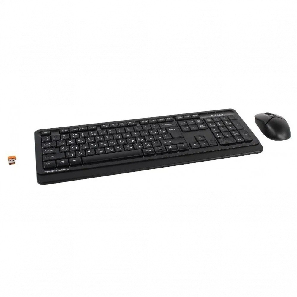Клавиатура + мышь A4Tech Fstyler FG1012 FG1012 BLACK - миниатюра 2