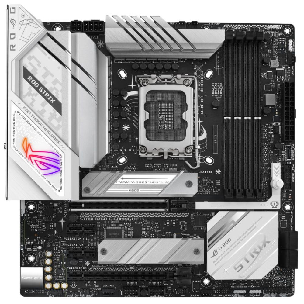 Материнская плата Asus ROG Strix B760-G Gaming WiFi 90MB1EQ0-M0EAY0 Micro-ATX, LGA 1700 — фото товара