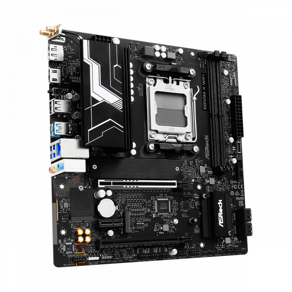 Материнская плата ASRock B850M-X WIFI R2.0 Micro-ATX, AMD AM5 - миниатюра 2