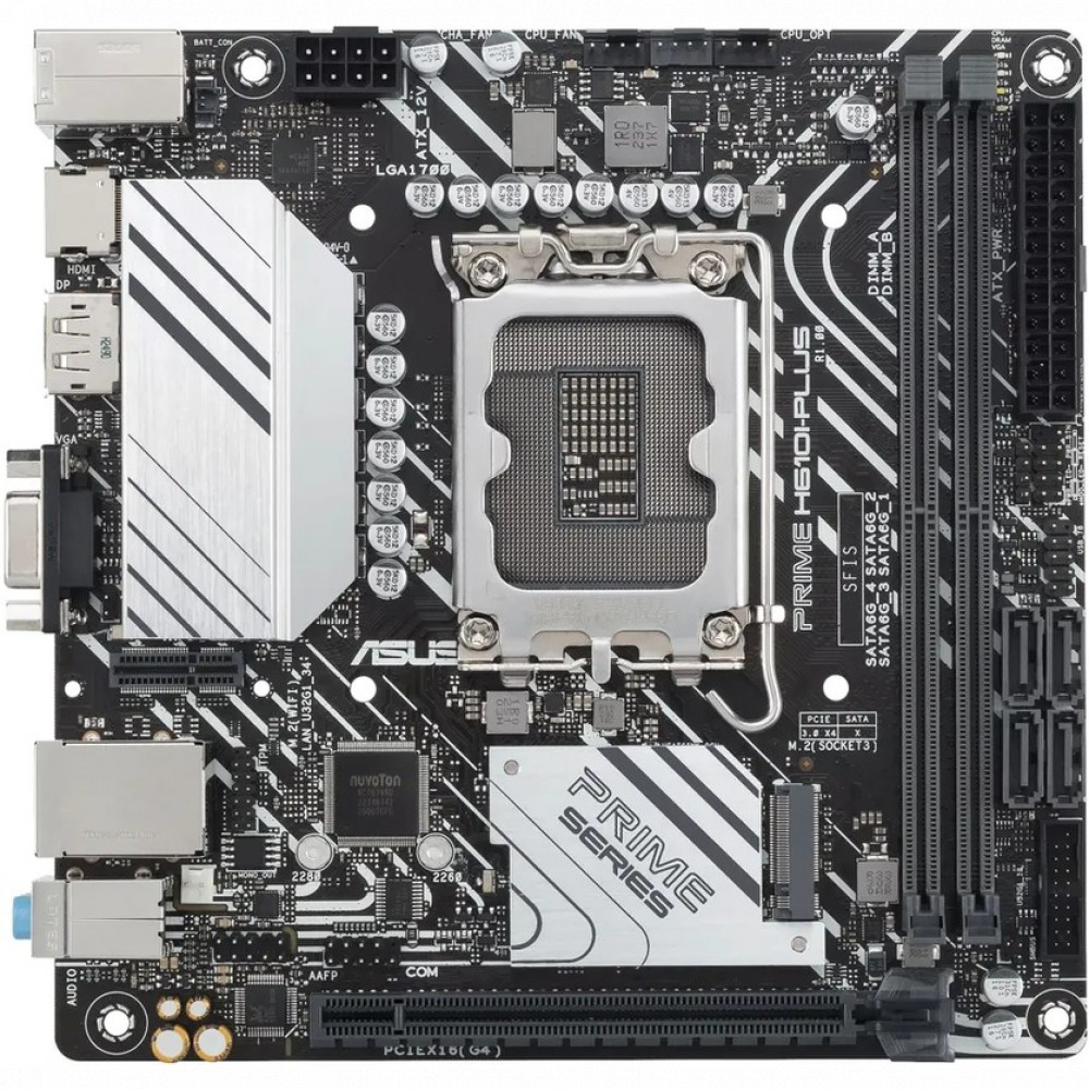 Материнская плата Asus PRIME H610I-PLUS-CSM 90MB1GB0-M0EAYC Mini-ATX, LGA 1700 - миниатюра 2