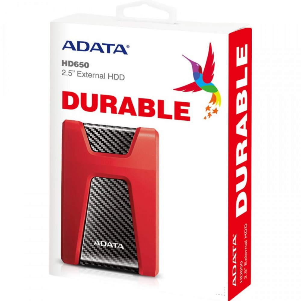 Внешние накопители A-Data HD650 DashDrive Durable 2.5" AHD650-1TU31-CRD 1 ТБ - миниатюра 4