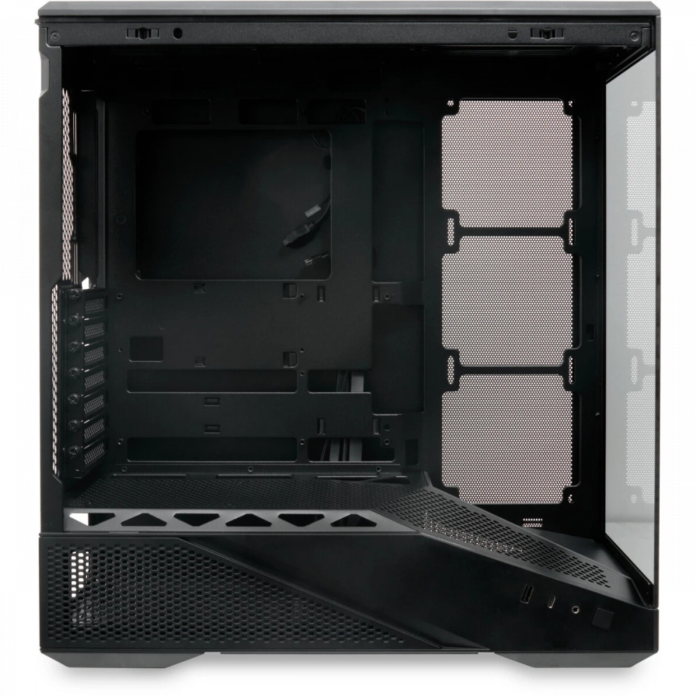 Корпус HSPD F711-TGBK Black Mid-Tower - миниатюра 4