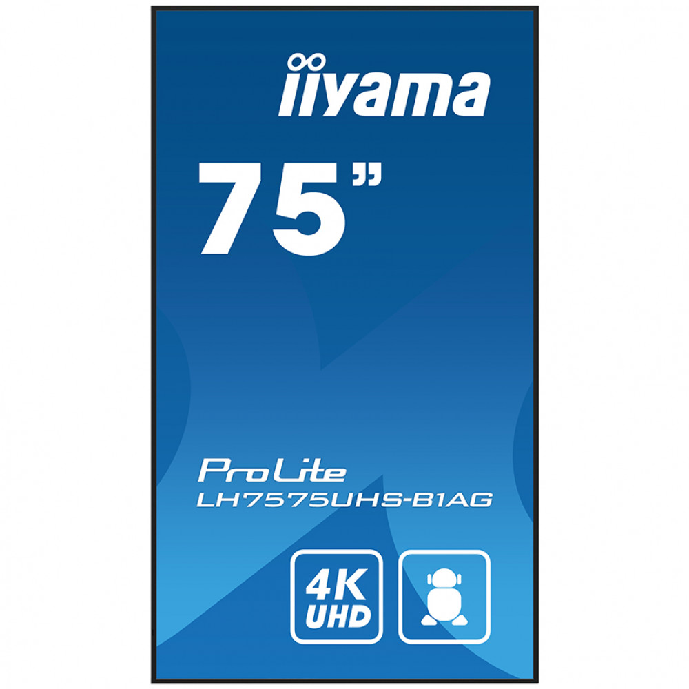 LED / LCD панель IIYAMA LH7575UHS-B1AG 75 " - миниатюра 2