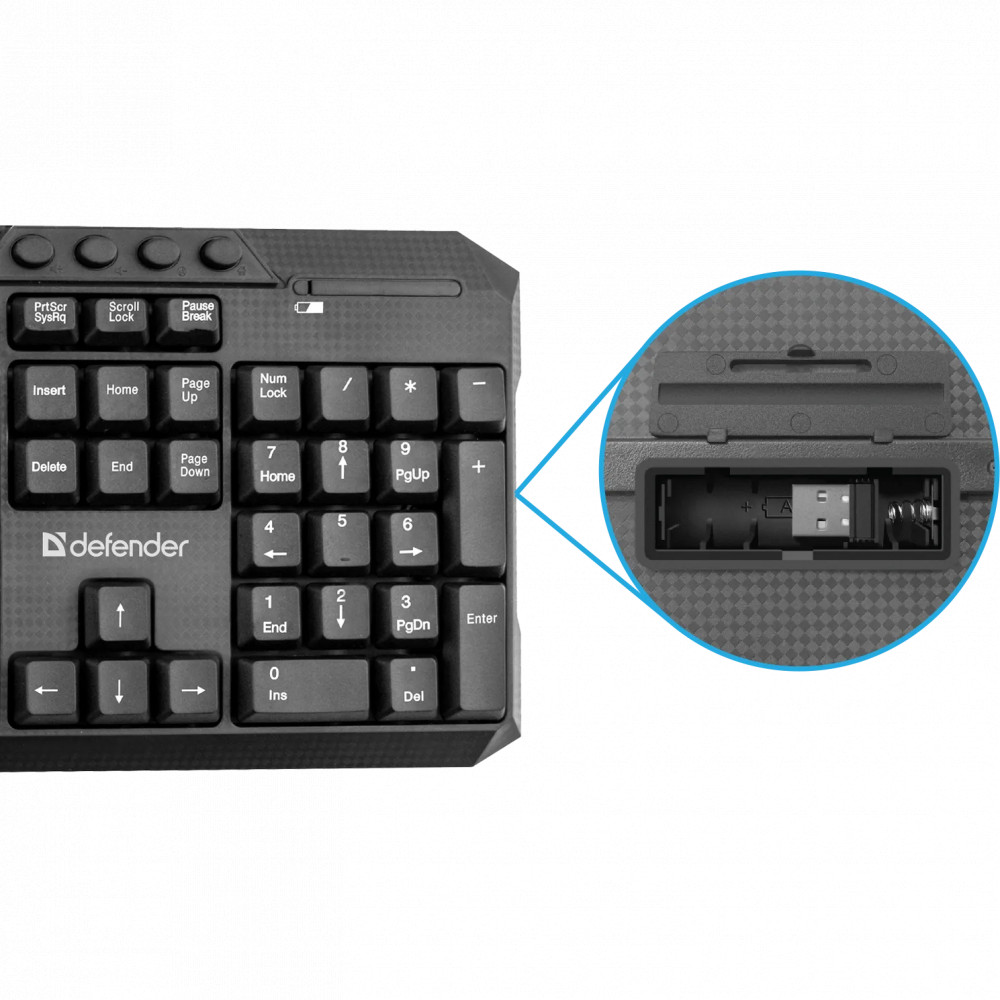 Клавиатура + мышь Defender JAKARTA C-805 45805 - миниатюра 3